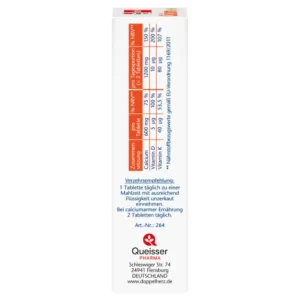 Calcium+Vitamin D3+K 30 таблети - Image 2